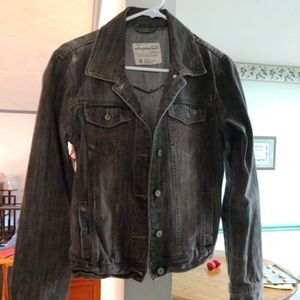 Gray Aeropostale Jean Jacket